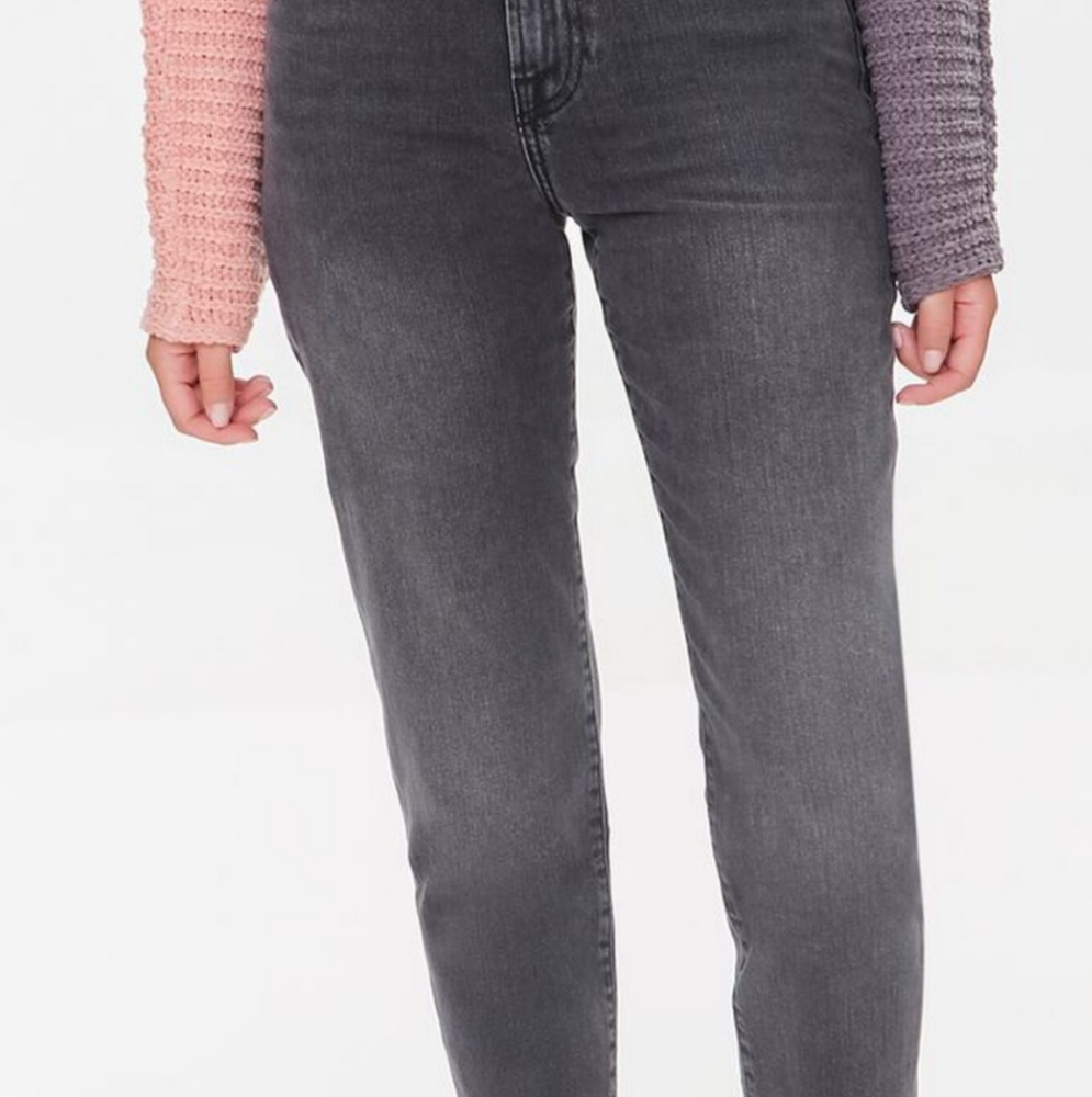 Distressed black jeans Forever 21